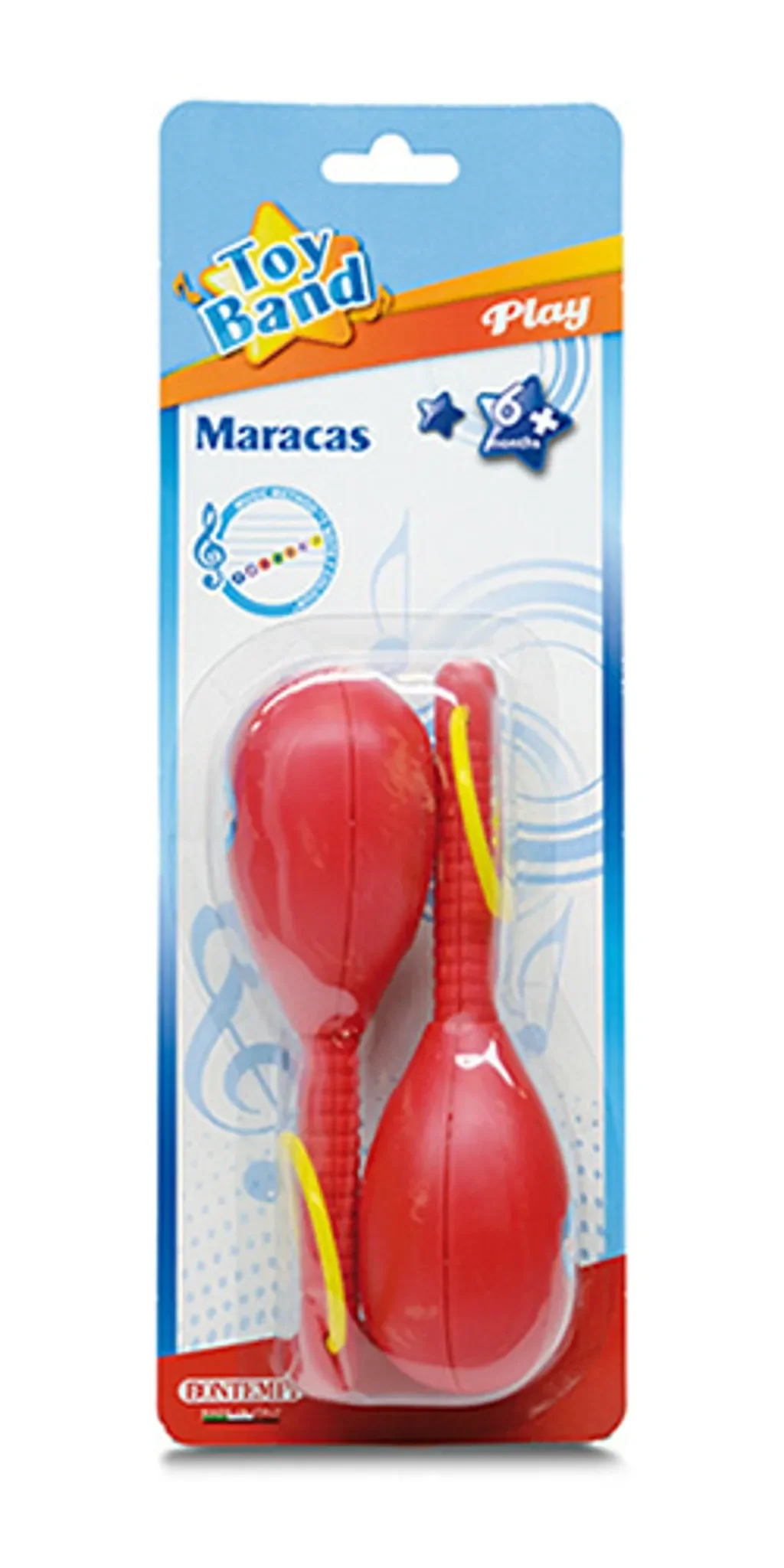 Maracas – 2er-Set, rot